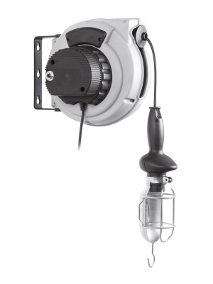 Катушка для кабеля 220В с преобразователем и лампой Samoa 612300