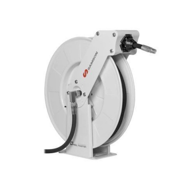 504250 Двухопорная открытая катушка со шлангом 15м (масло)